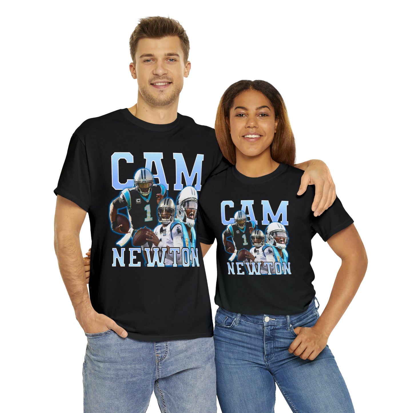 Cam Newton NFL Carolina Panthers Legend Unisex Heavy Cotton Tee