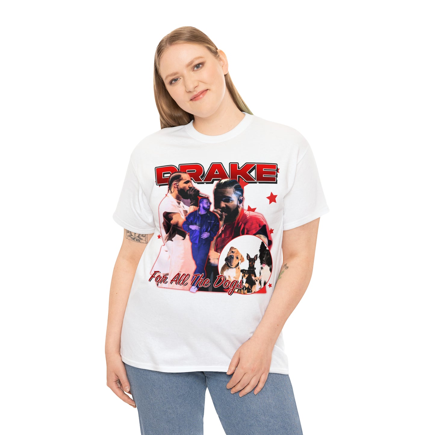 Drake For All The Dogs Unisex Heavy Cotton Tee