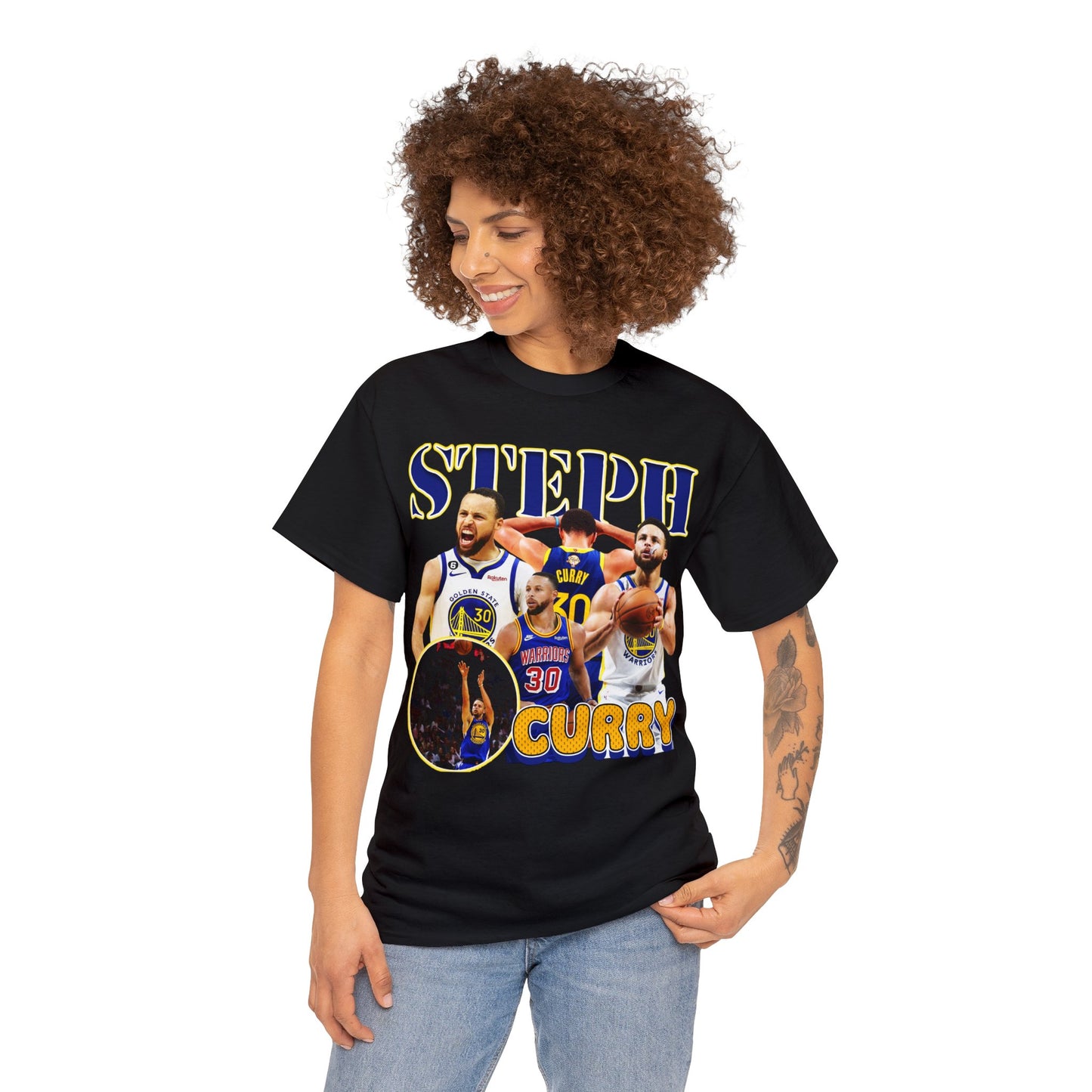 Steph Curry Golden State NBA Legend Unisex Heavy Cotton Tee