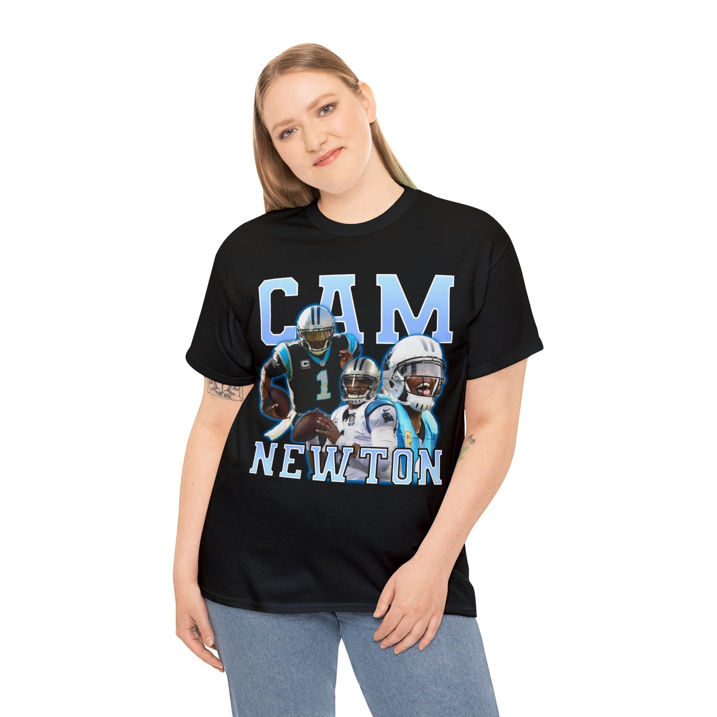 Cam Newton NFL Carolina Panthers Legend Unisex Heavy Cotton Tee
