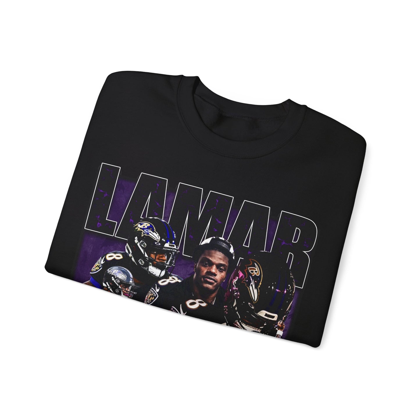 Lamar Jackson Baltimore Football Star Unisex Heavy Blend™ Crewneck Sweatshirt
