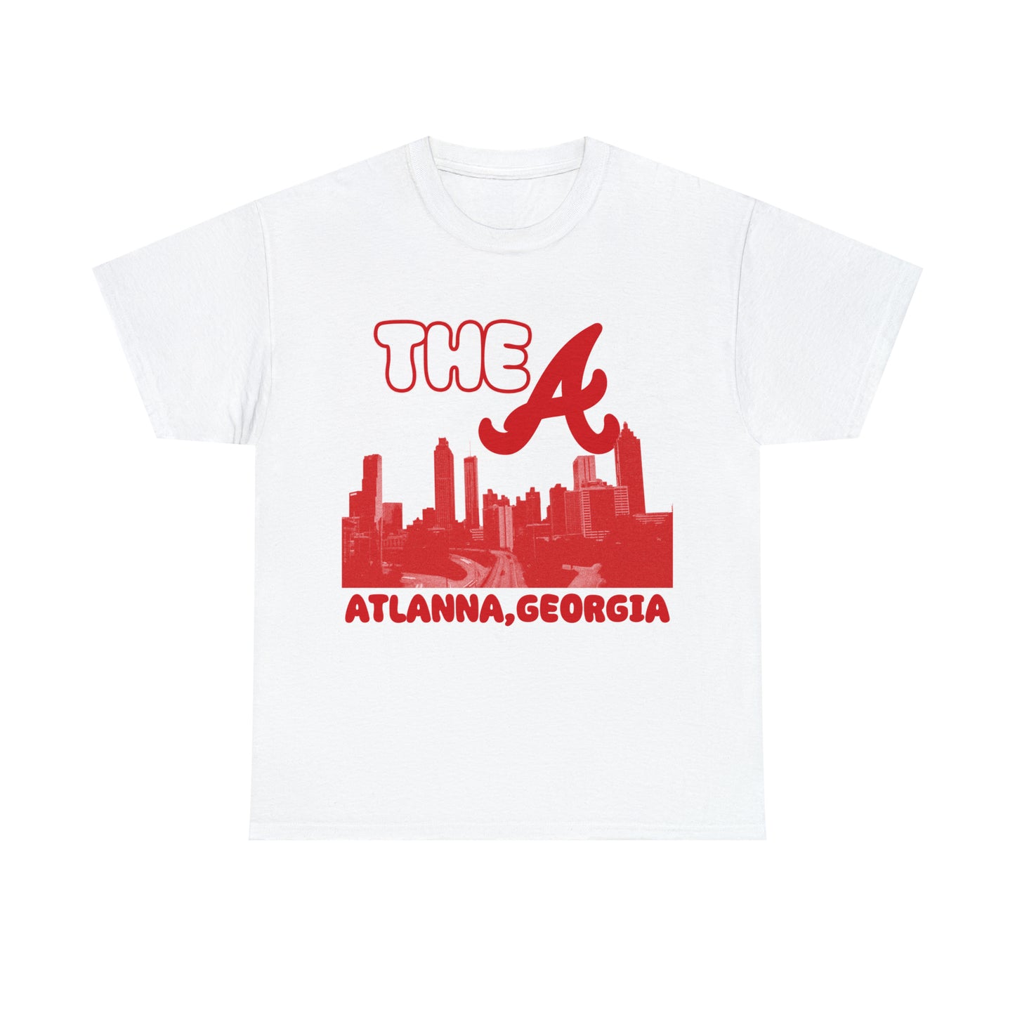 The A Atlanta Georgia Unisex Heavy Cotton Tee