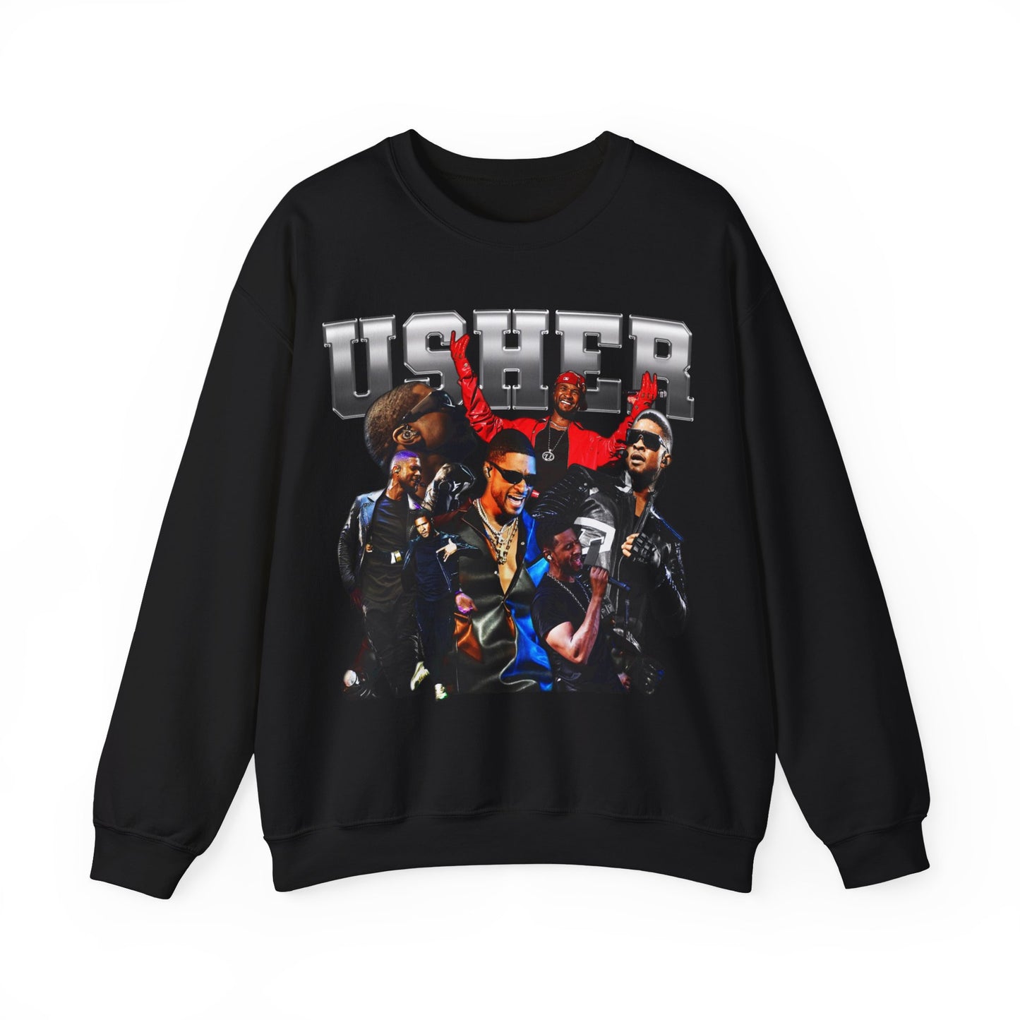 Usher R&B Legend Halftime Show Star  Heavy Blend™ Crewneck Sweatshirt