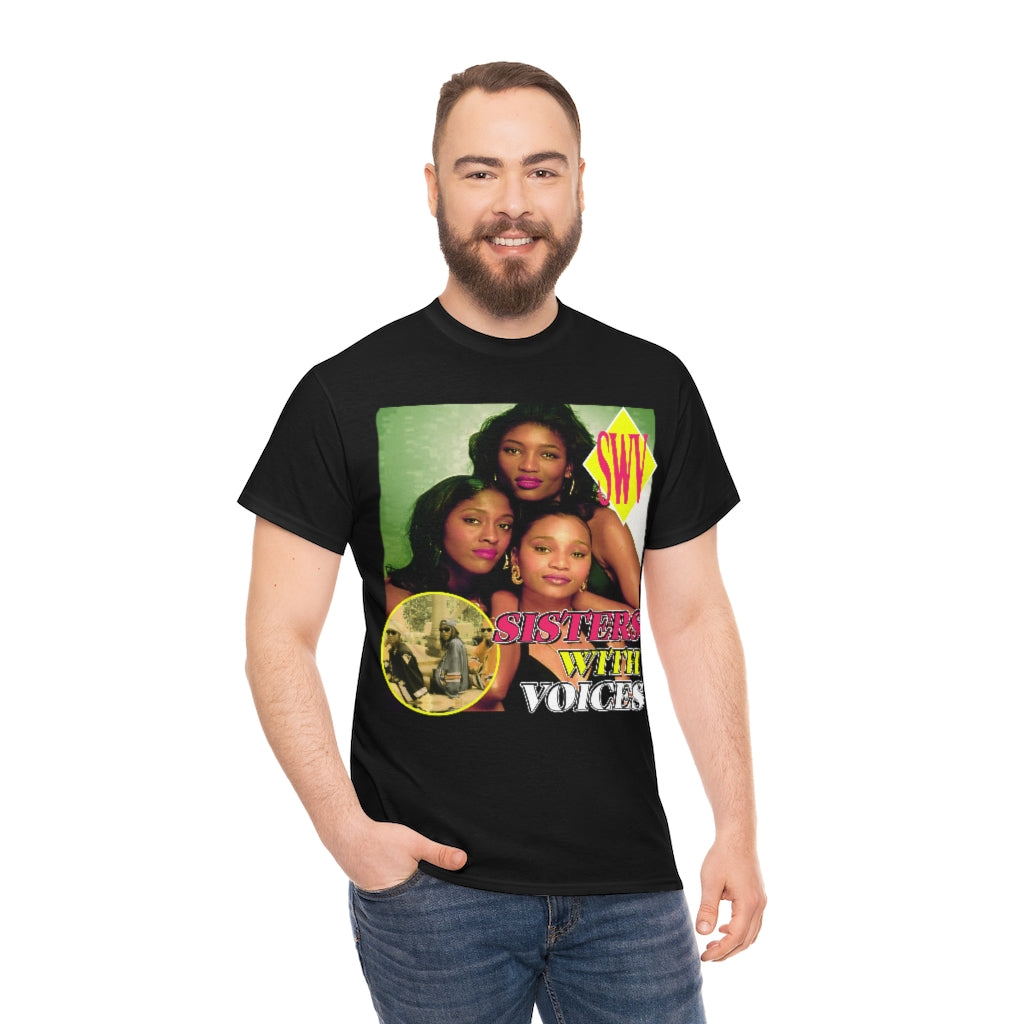 SWV Sisters With Voices Im So Into You R&B Legends 90s 2000s Bootleg Unisex Heavy Cotton Tee