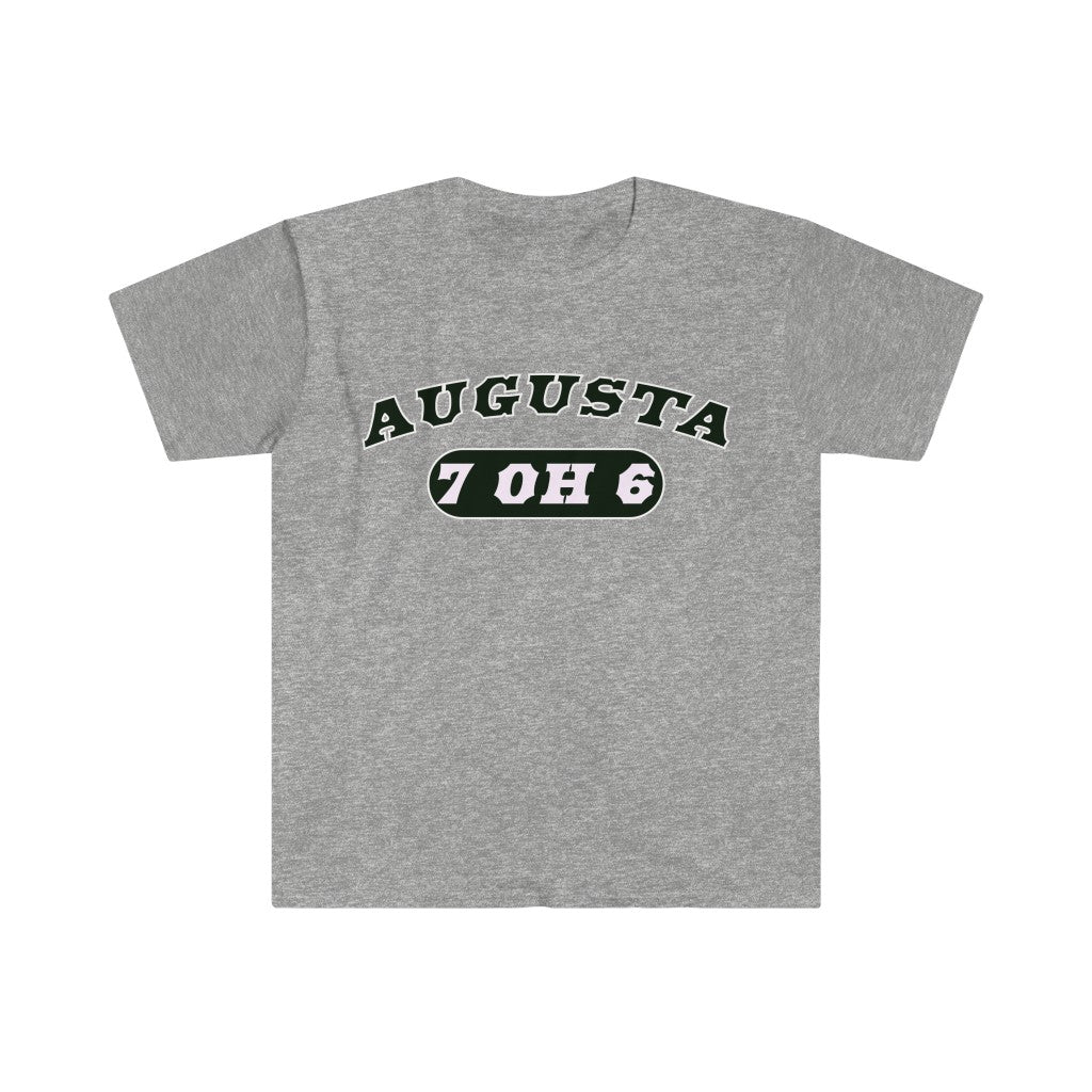 AUG 7 OH 6 ( Black) Unisex Softstyle T-Shirt