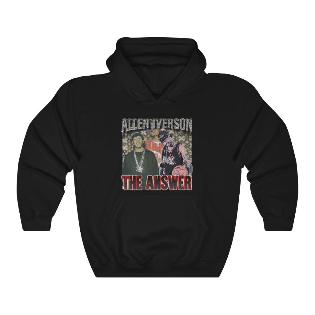 Allen Iverson The Answer Basketball Legend Heavy Blend™ Hooded Sweatshirt
