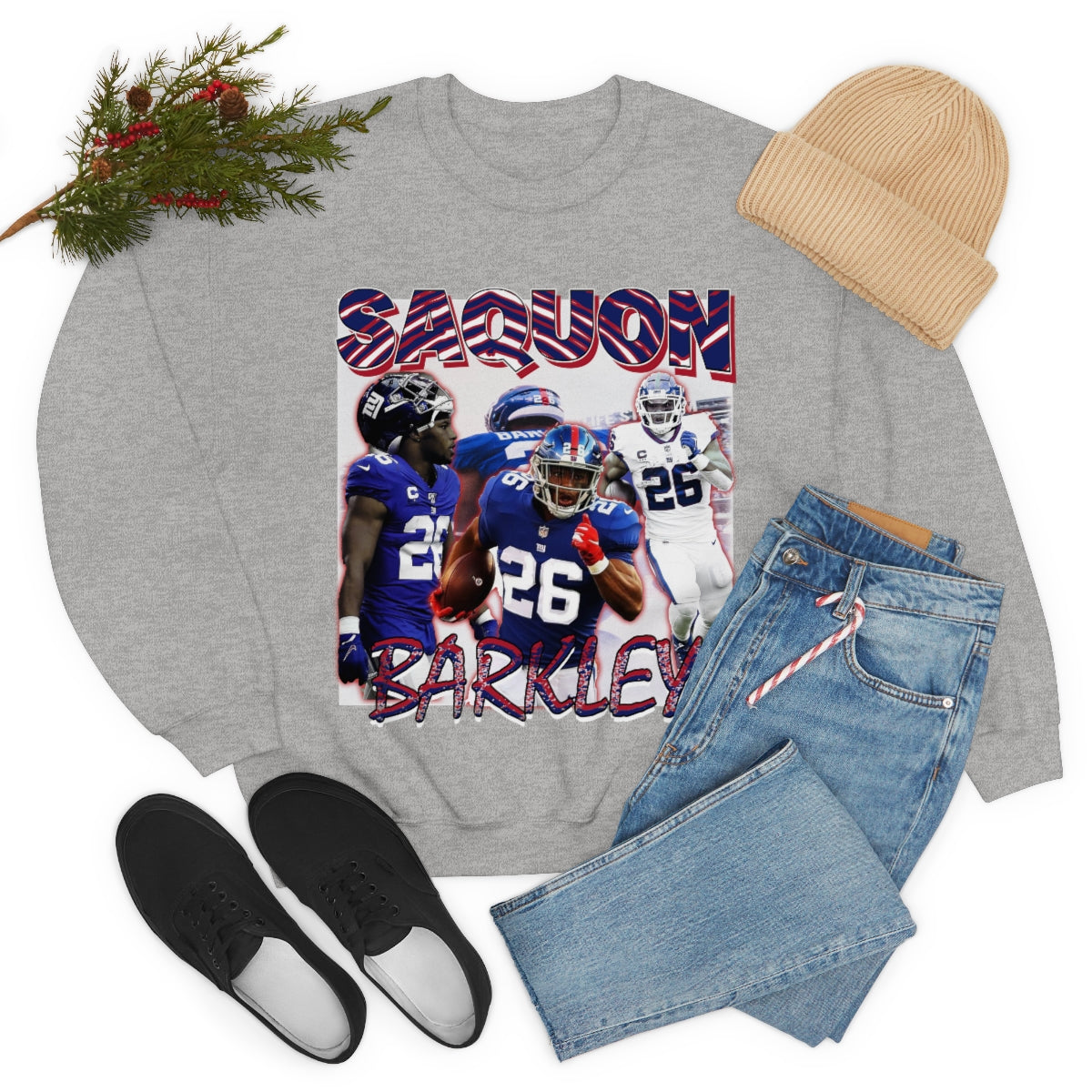 Saquon Barkley New York Football Star Unisex Heavy Blend™ Crewneck Sweatshirt
