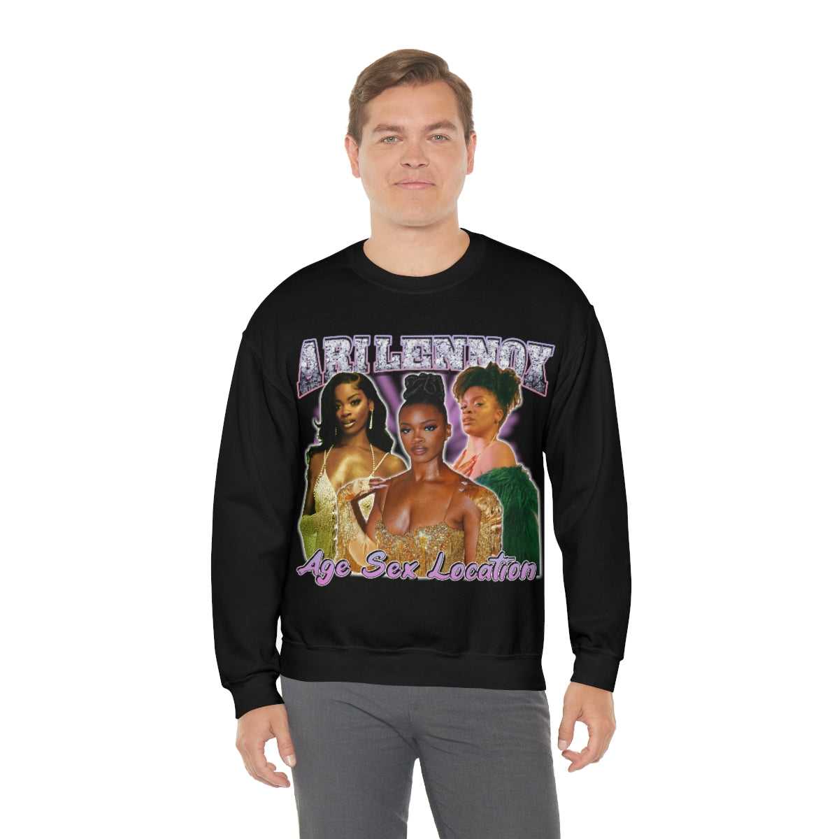 Ari Lennox Age Sex Location  Unisex Heavy Blend™ Crewneck Sweatshirt