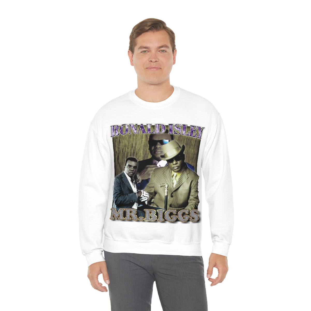 Ronald Isley Mr.Biggs Unisex Heavy Blend™ Crewneck Sweatshirt