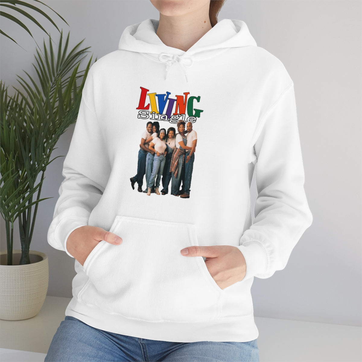 Living Single 90s TV Sitcom Unisex Heavy Blend™ Hooded Sweatshirt