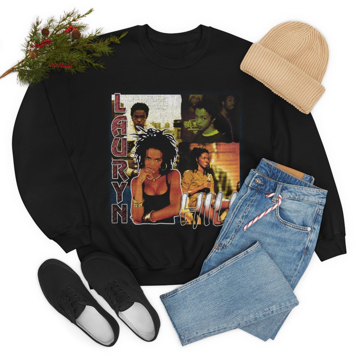 Lauryn Hill RnB Legend Unisex Heavy Blend™ Crewneck Sweatshirt