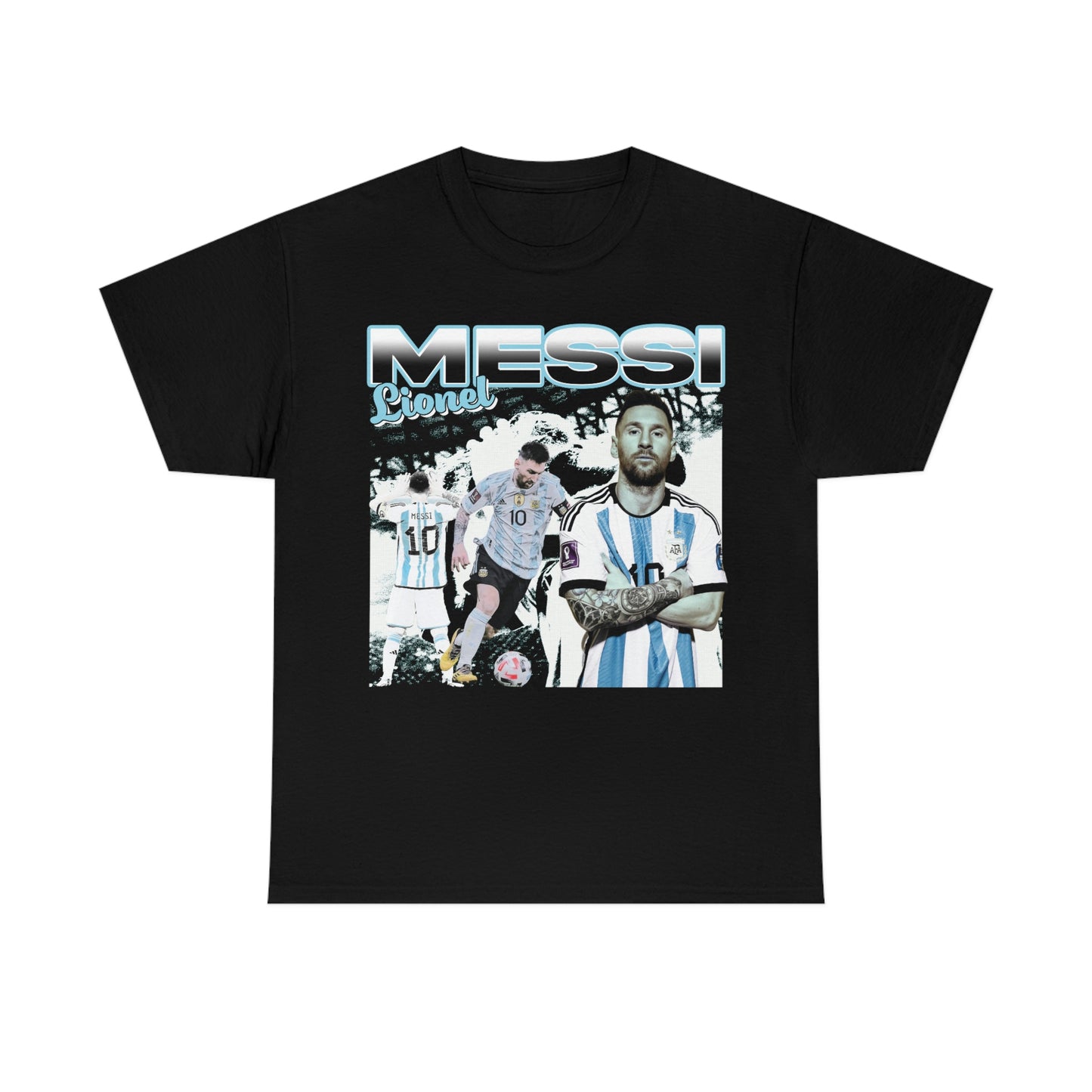 Lionel Messi Soccer/Football  Legend Unisex Heavy Cotton Tee