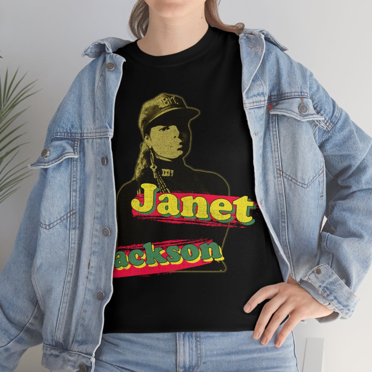Janet Jackson RnB/Pop Legend Unisex Heavy Cotton Tee