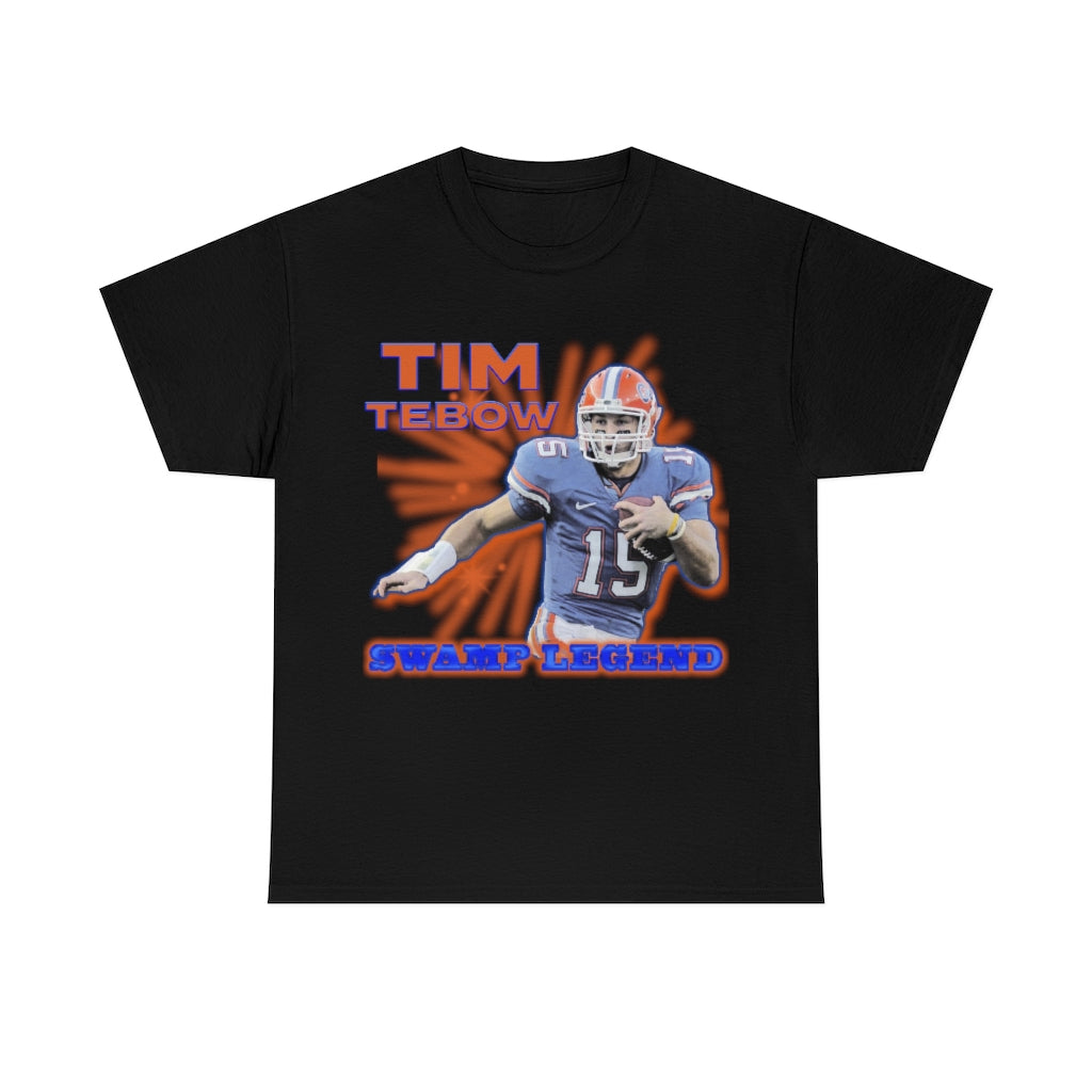 Tim Tebow Florida College Football Legend Unisex Heavy Cotton Tee