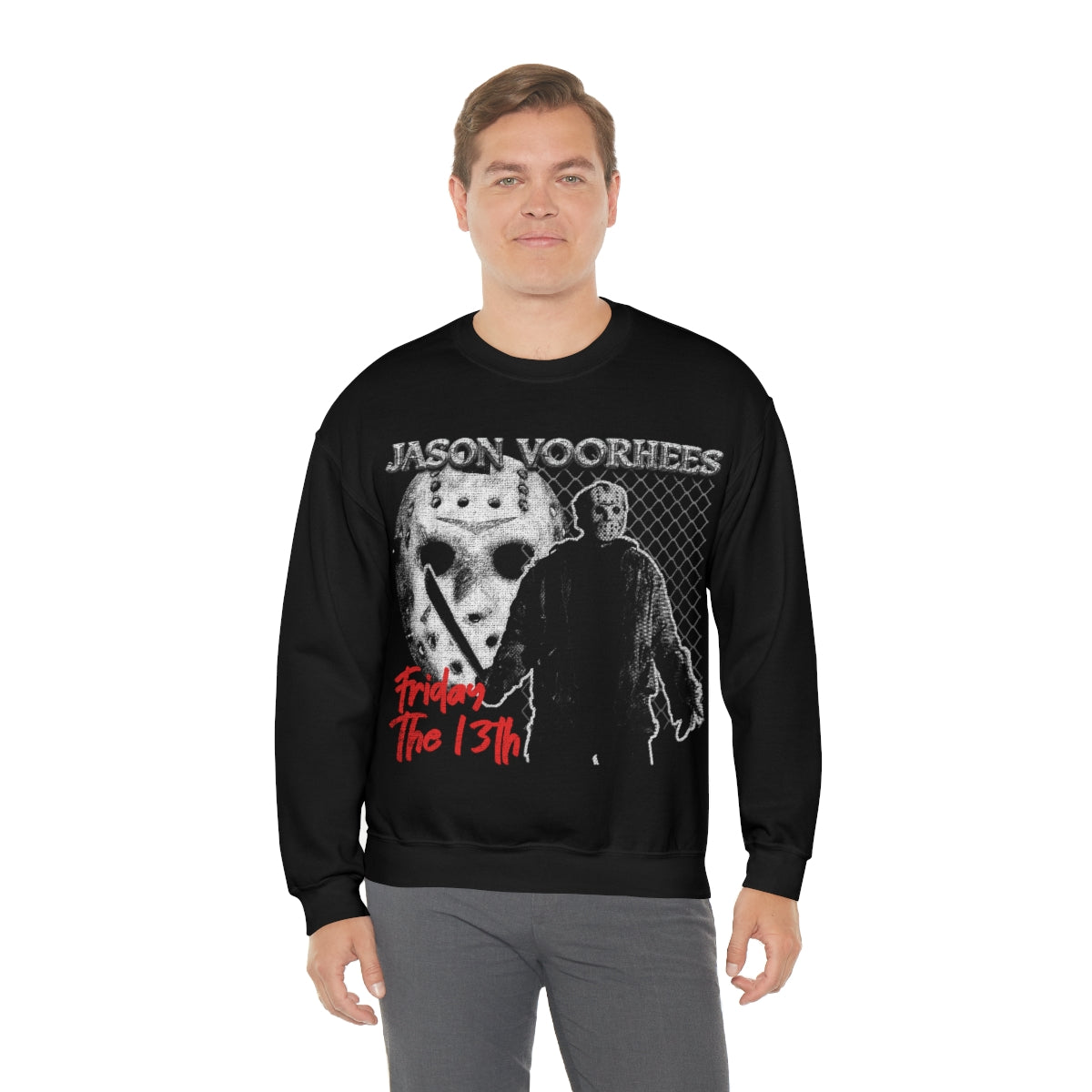 Jason Friday the 13th Horror Film Star Unisex Heavy Blend™ Crewneck Sweatshirt