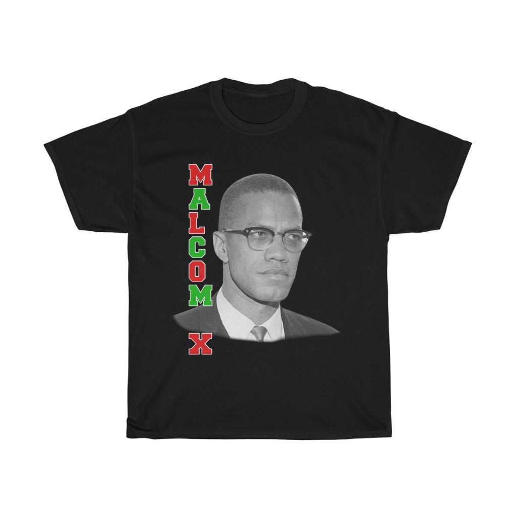 Malcolm X Black History Black History Month Unisex Heavy Cotton Tee