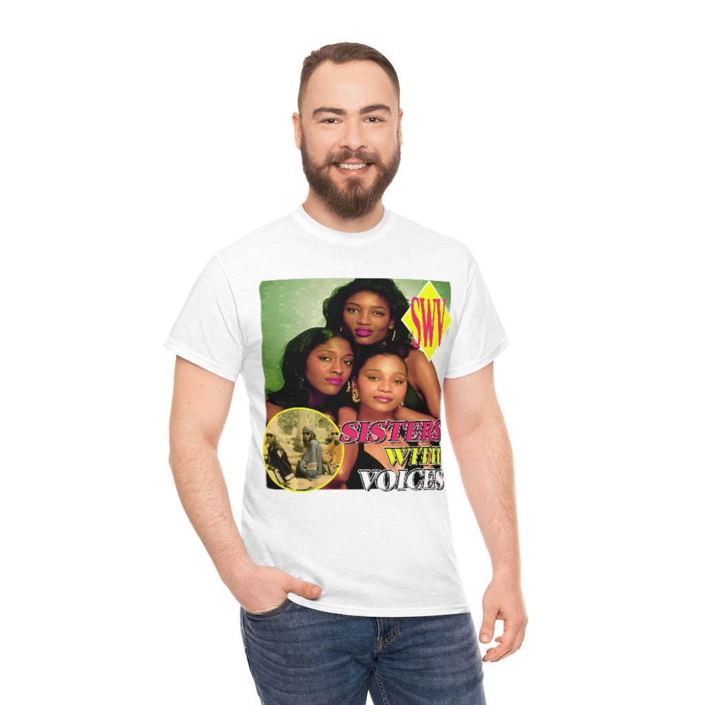 SWV Sisters With Voices Im So Into You R&B Legends 90s 2000s Bootleg Unisex Heavy Cotton Tee