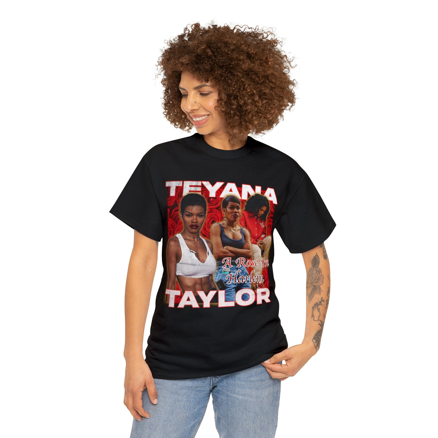 Teyana Taylor A Rose In Harlem Jordan 1 Unisex Heavy Cotton Tee