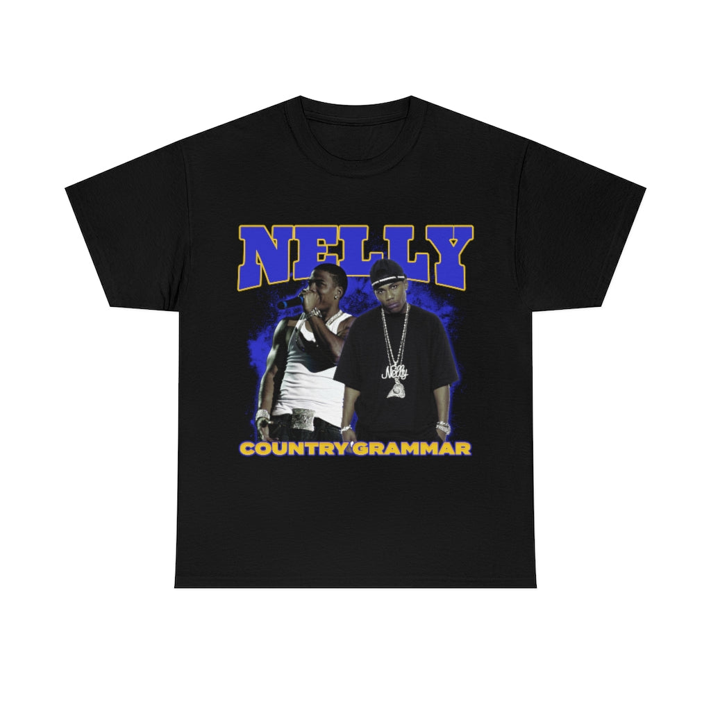 Nelly Country Grammar 2000s Rap Legend Unisex Heavy Cotton Tee