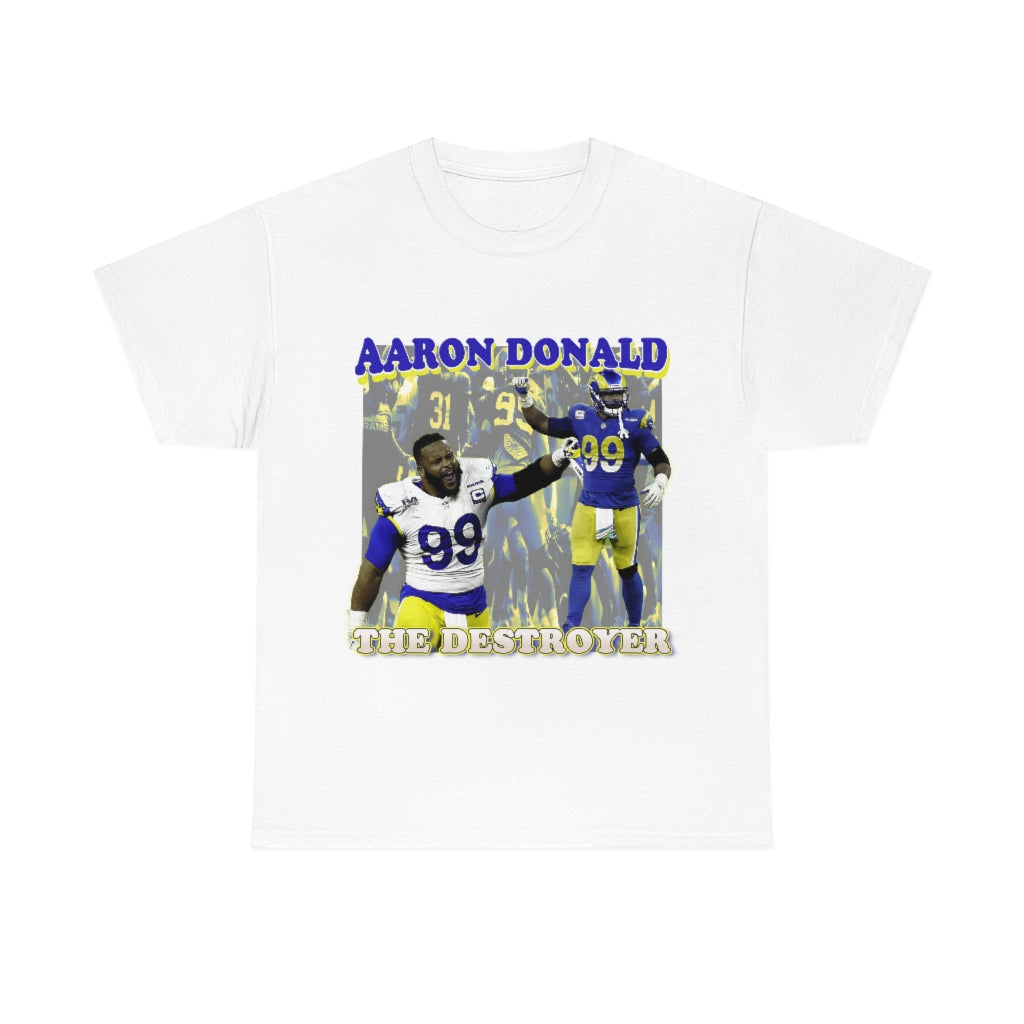Aaron Donald Pro Football Legend Unisex Heavy Cotton Tee
