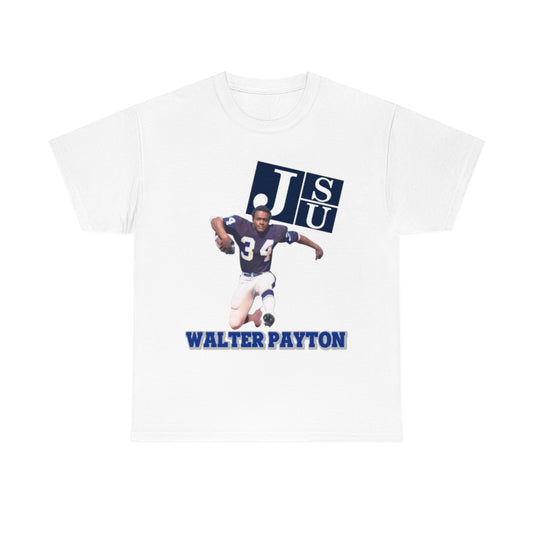 Walter Payton Jackson State HBCU Football Legend Unisex Heavy Cotton Tee