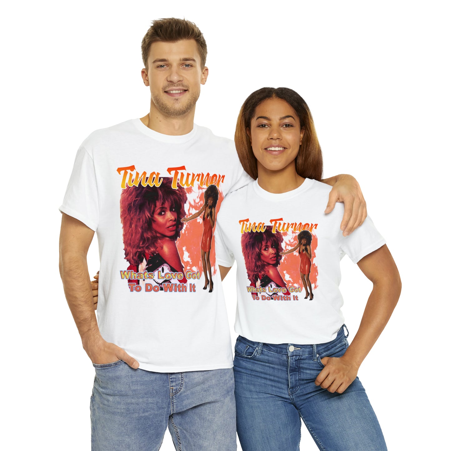 Tina Turner What's Love Got Do With It Unisex Heavy Cotton Tee