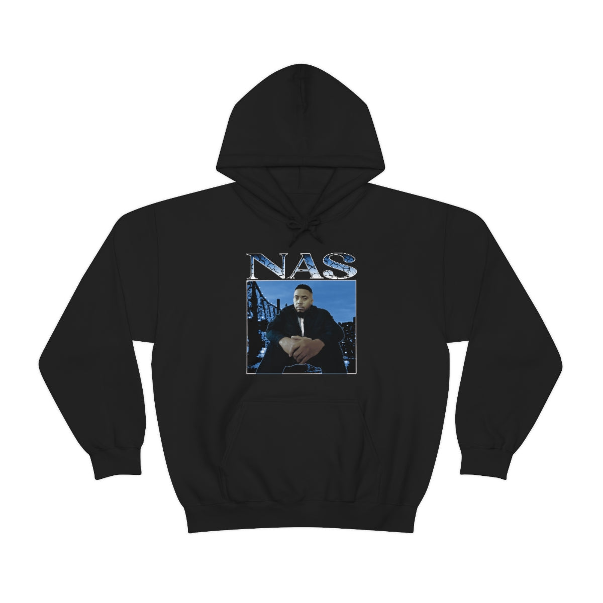 Nas Hiphop Legend Unisex Heavy Blend™ Hooded Sweatshirt