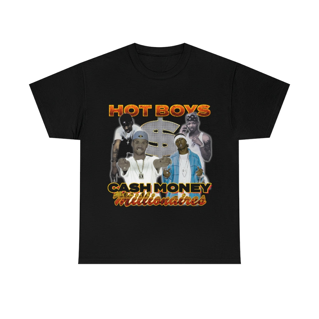 Hot Boys Cash Money Lil Wayne Juvenile BG Hot Boy Turk Unisex Heavy Cotton Tee