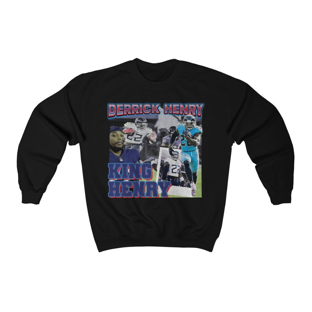 Derrick Henry King Henry Tennessee Football Star Unisex Heavy Blend™ Crewneck Sweatshirt